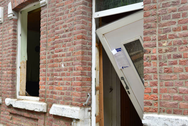 Kicked-In Frame and Doors