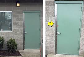 Astragal and security plate Installation