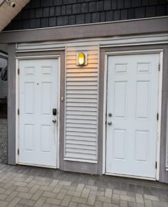 Before - Exterior Door installation