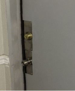 After - Door breake-in