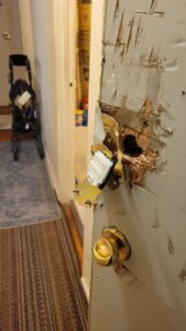 Before - Door breake-in