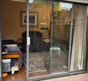 After - Patio sliding door roller replacement